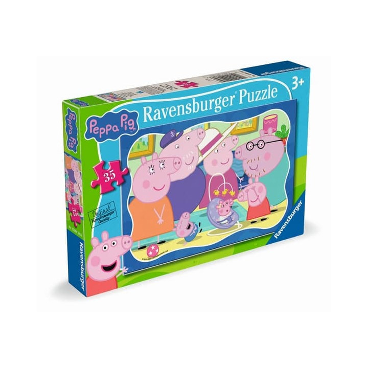 Puzzle Prasátko Peppa 35 dílků