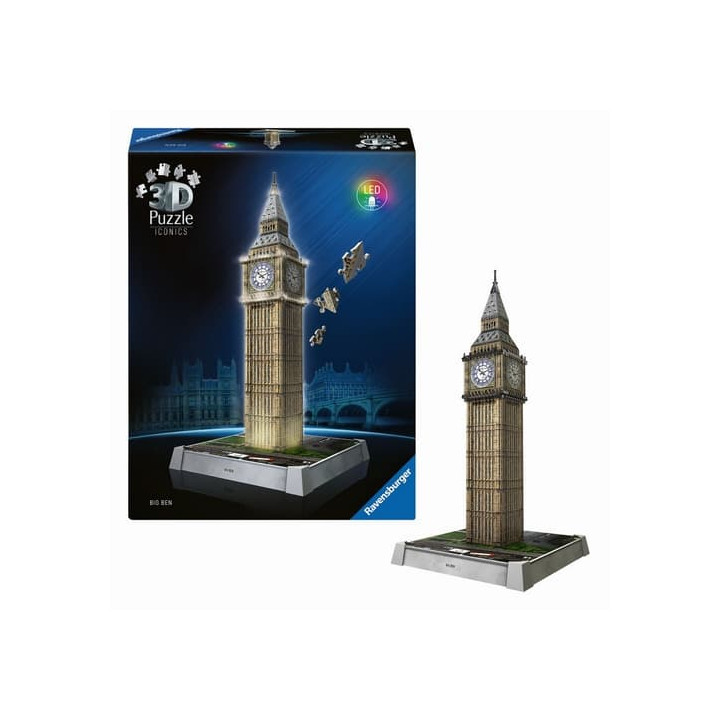 Iconics 3D puzzle Big Ben (Noční edice)