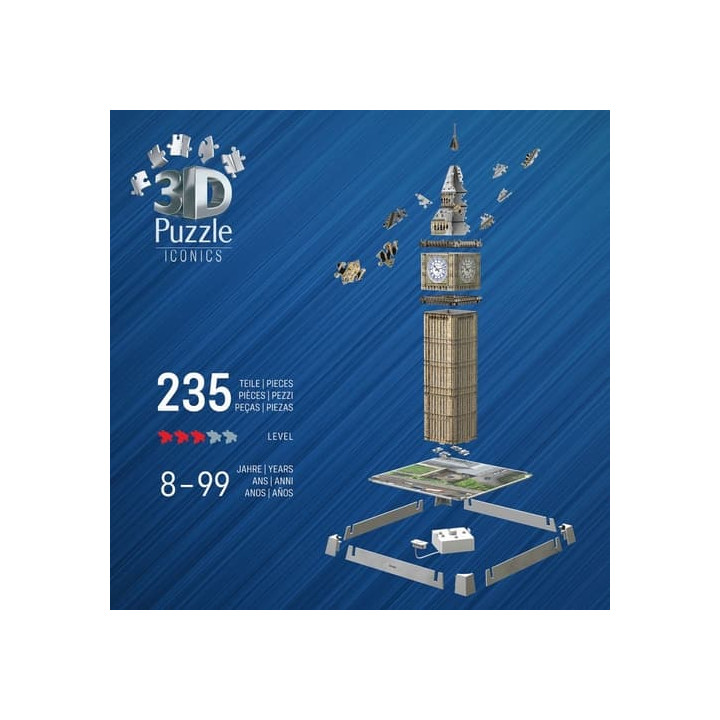 Iconics 3D puzzle Big Ben (Noční edice)