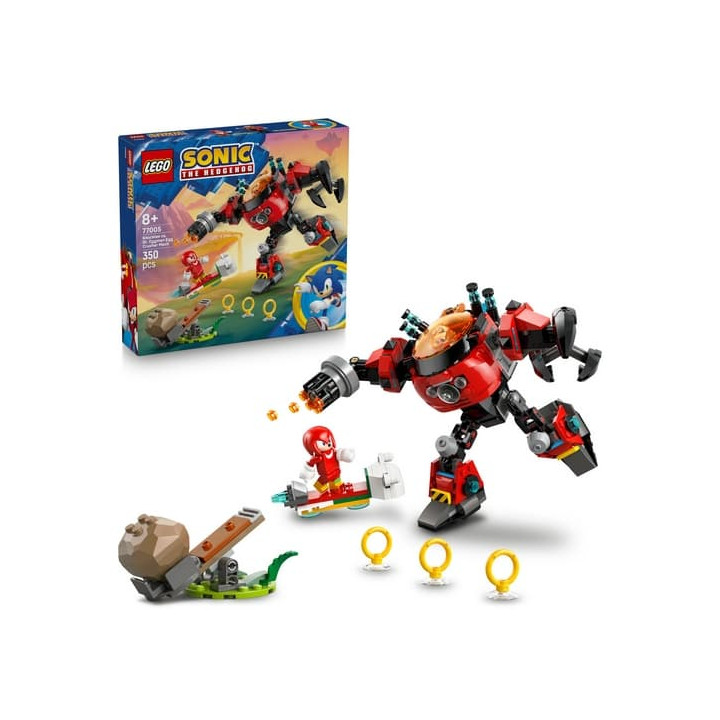 Lego Sonic 77005 Knuckles vs. Dr. Eggman: Robotický oblek Egg Crusher