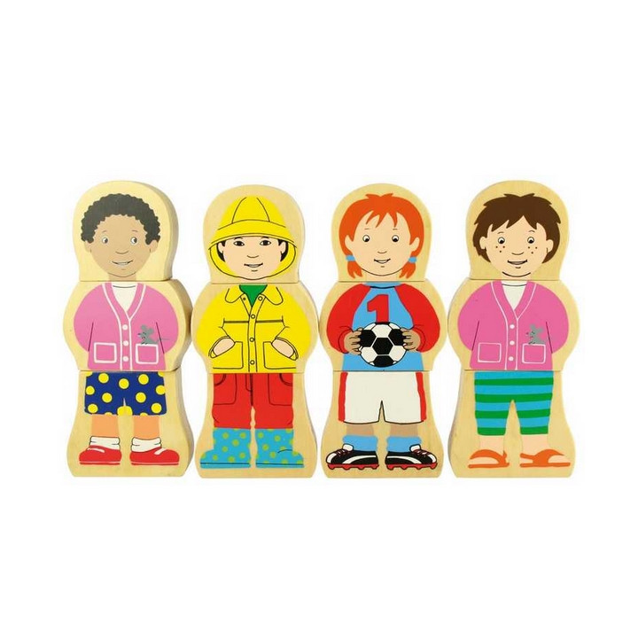 Bigjigs Toys Dřevěné puzzle národnosti