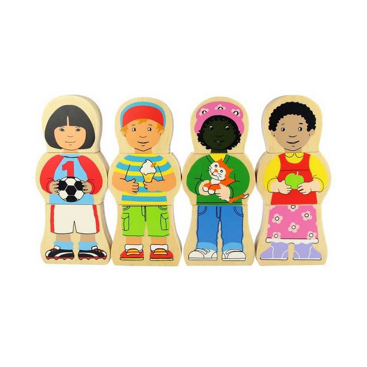 Bigjigs Toys Dřevěné puzzle národnosti
