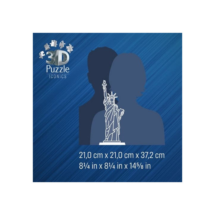 Iconics 3D puzzle Socha svobody (Noční edice)