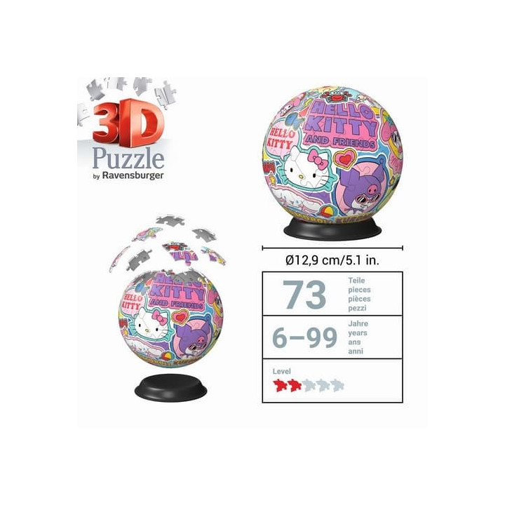 Puzzle-Ball Hello Kitty
