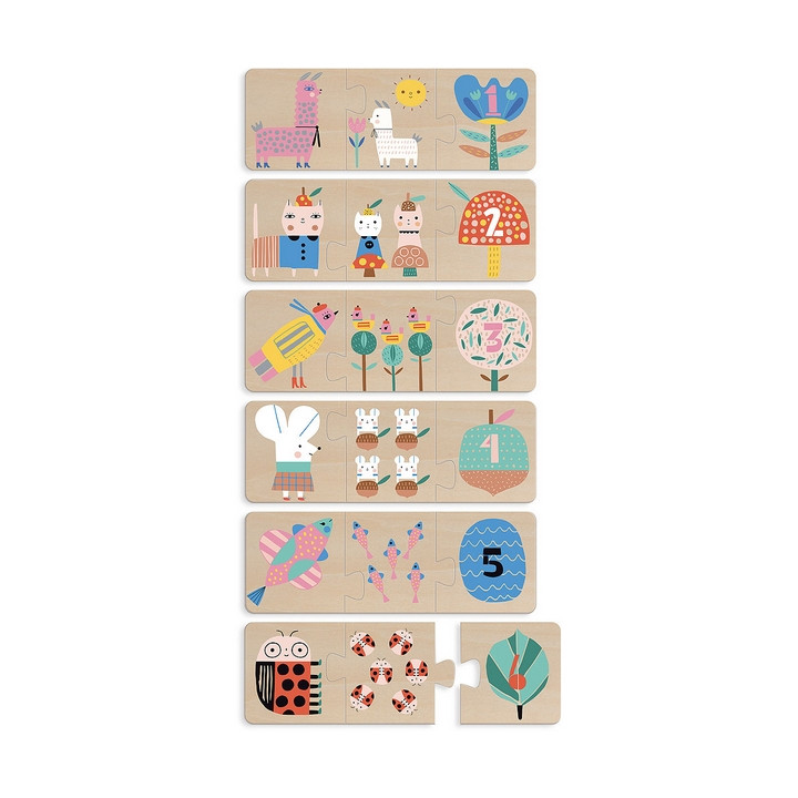 Vilac Dřevěné puzzle maminka a mládě