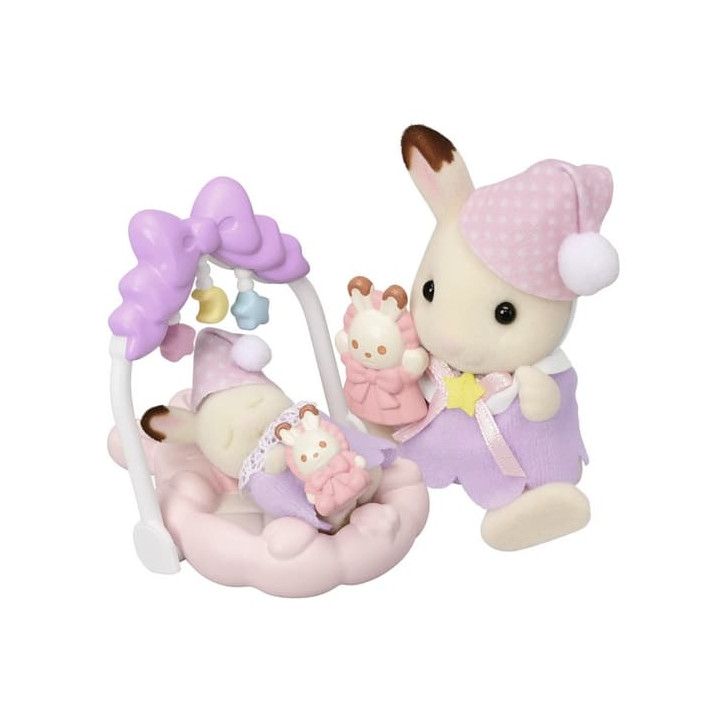 Sylvanian Families Chocolate králíčci spící sourozenci