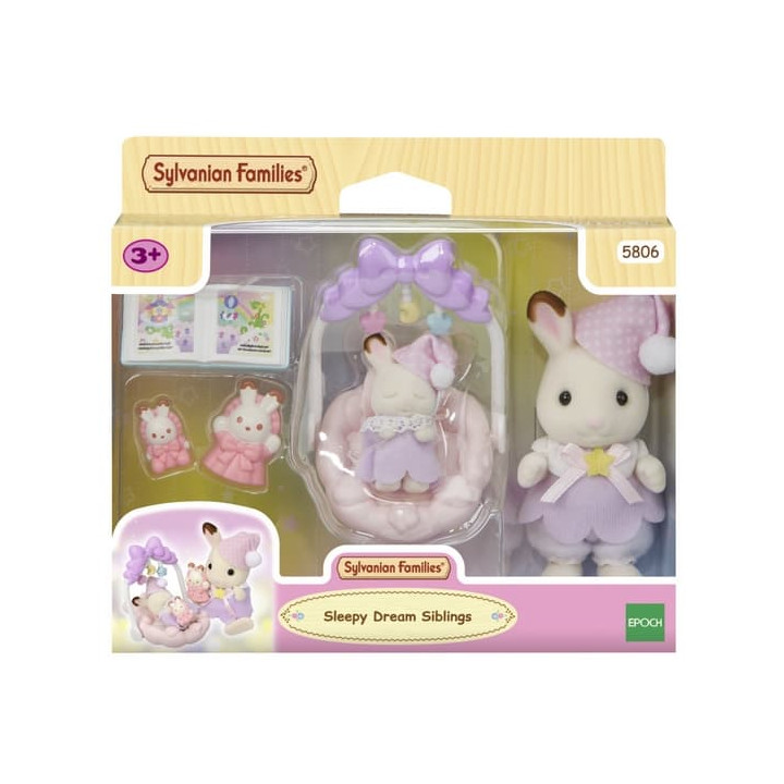 Sylvanian Families Chocolate králíčci spící sourozenci
