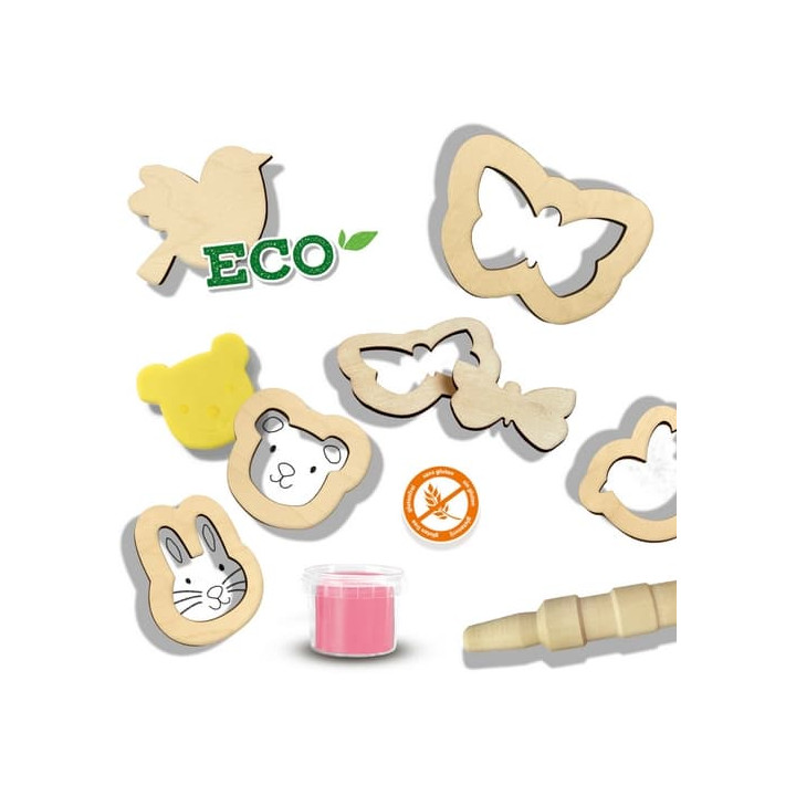 ECO modelína s dřevěným příslušenstvím