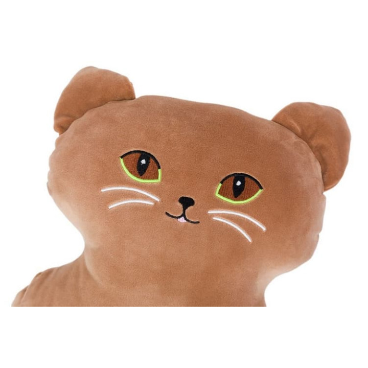 Sleepwell Hnědá kočka s velkýma očima 30 cm