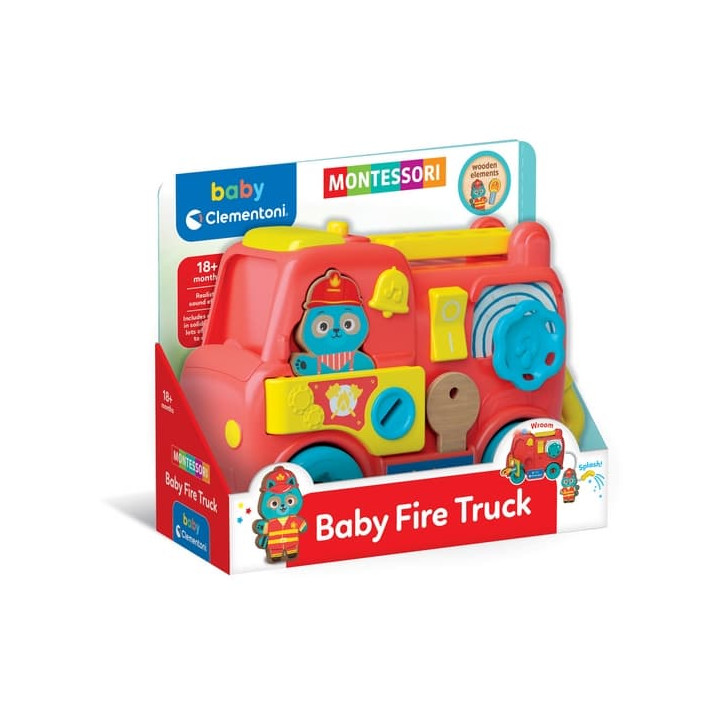 Clemmy baby - Montessori Hasičské auto