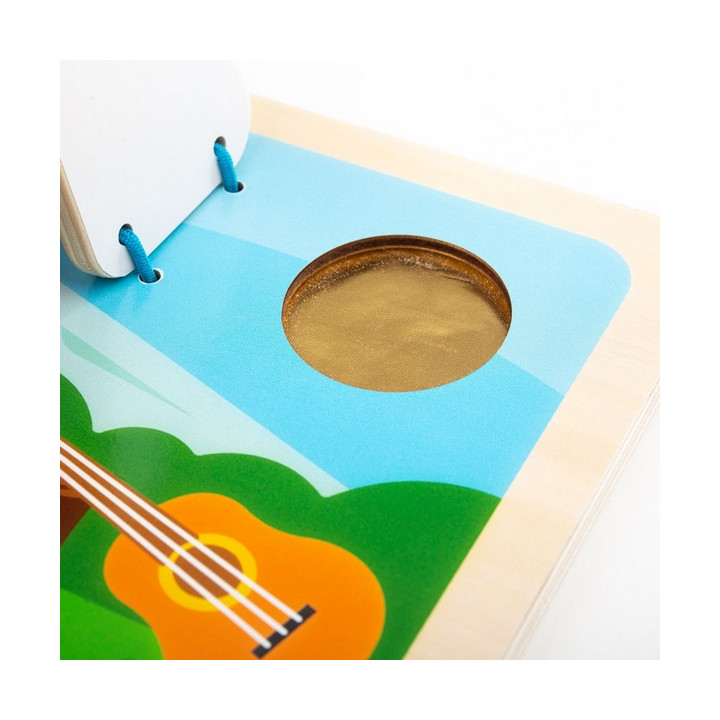 Bigjigs Toys Senzorické puzzle kempování v přírodě