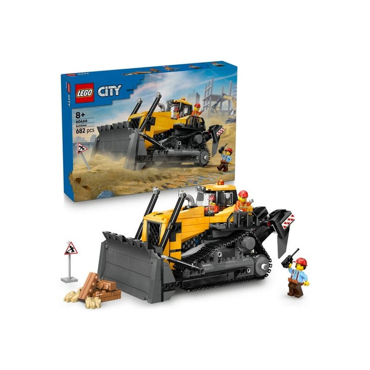 LEGO CITY 60466 Žlutý buldozer