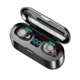 Bluetooth sluchátka s mikrofonem černé