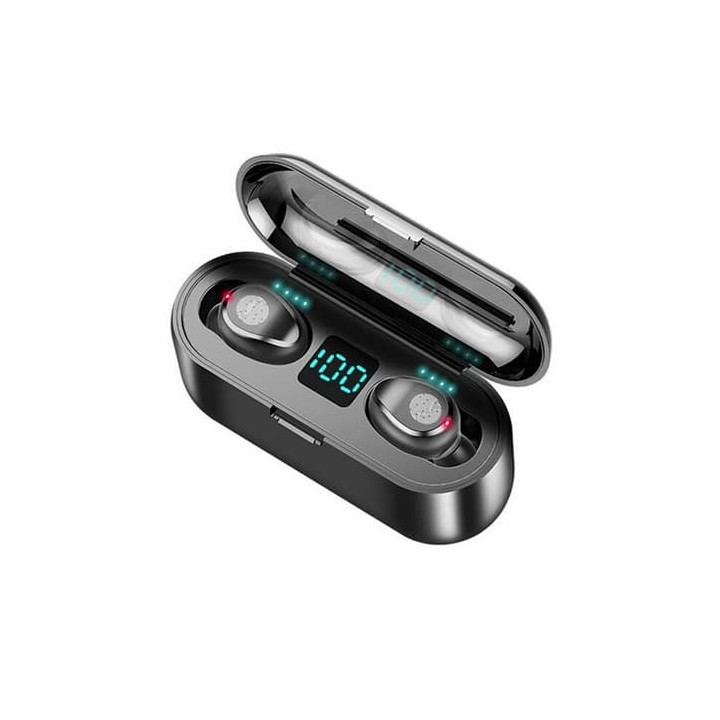 Bluetooth sluchátka s mikrofonem černé