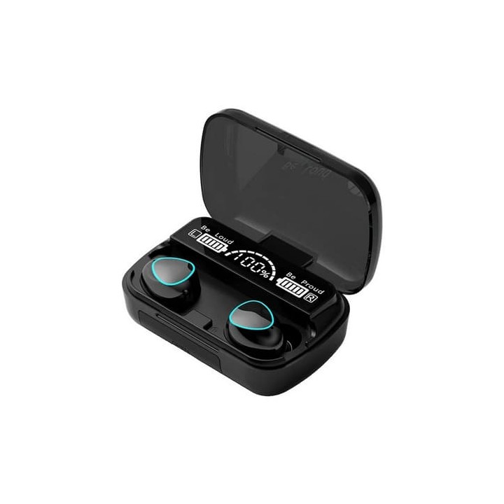 Bluetooth sluchátka s mikrofonem černé