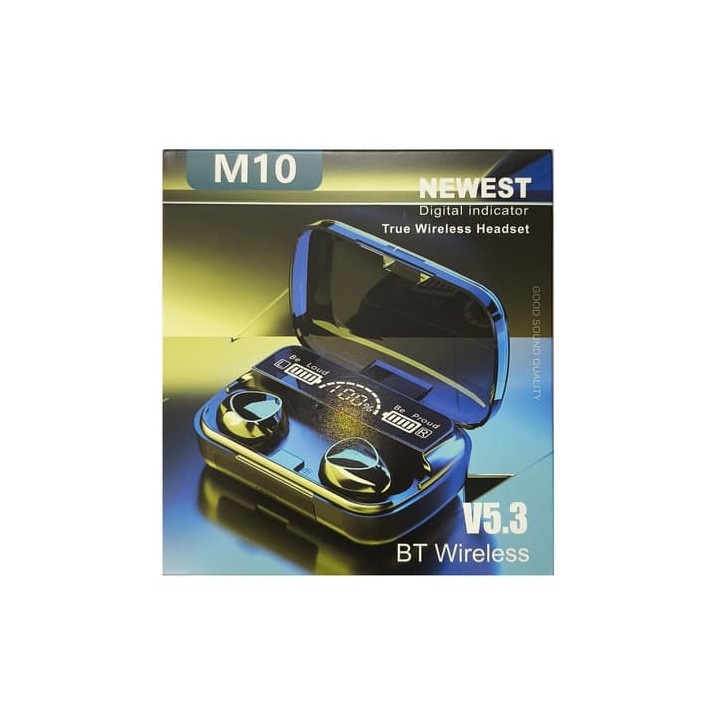 Bluetooth sluchátka s mikrofonem černé