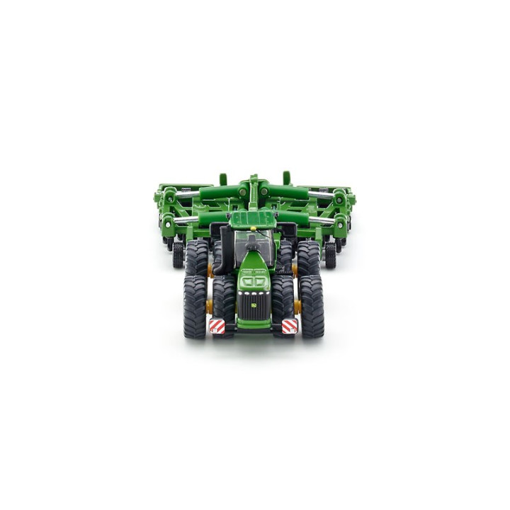 SIKU Farmer 1856 - Traktor John Deere 9630 s bránami Amazone Centaur 1:87
