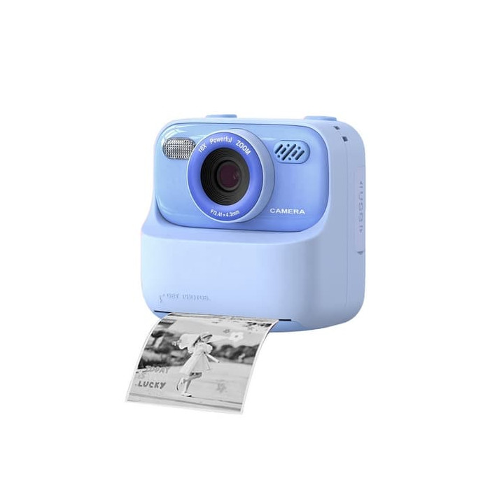 Modrý foťák s termotiskem + 32GB karta zdarma