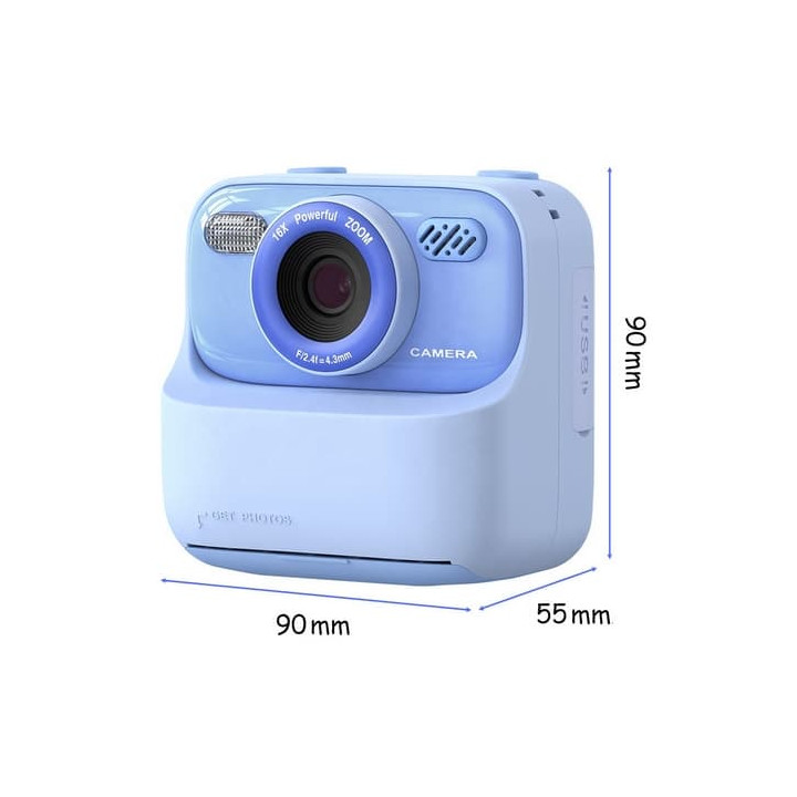 Modrý foťák s termotiskem + 32GB karta zdarma