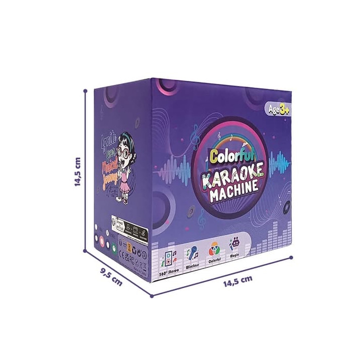 Bavytoy Bluetooth karaoke reproduktor se 2 mikrofony