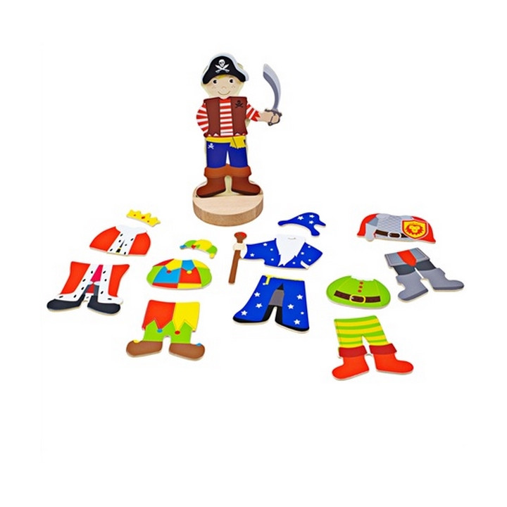 Bigjigs Toys Magnetické oblékací puzzle mystické postavy