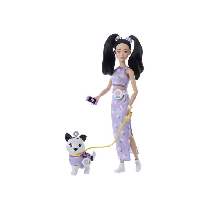 Barbie panenka styl pro dva - KVĚTINY
