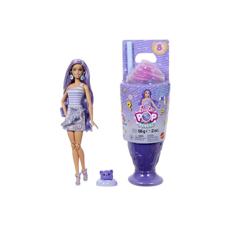 Barbie pop Reveal Barbie odměny - fialová