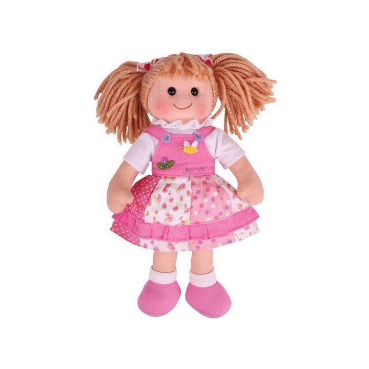 Bigjigs Toys Látková panenka Hayley 34 cm