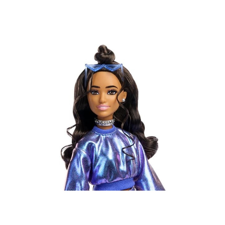 BARBIE DELUXE MODELKA - MODRÝ TOP