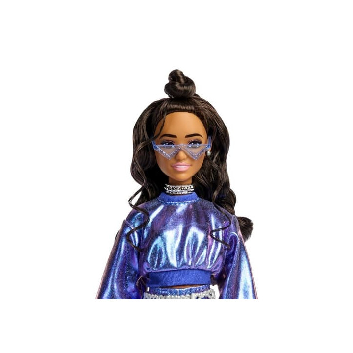 BARBIE DELUXE MODELKA - MODRÝ TOP