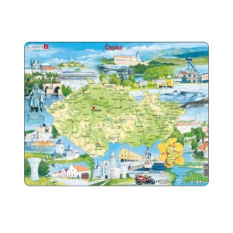 Česká republika památky - Vzdělávací puzzle