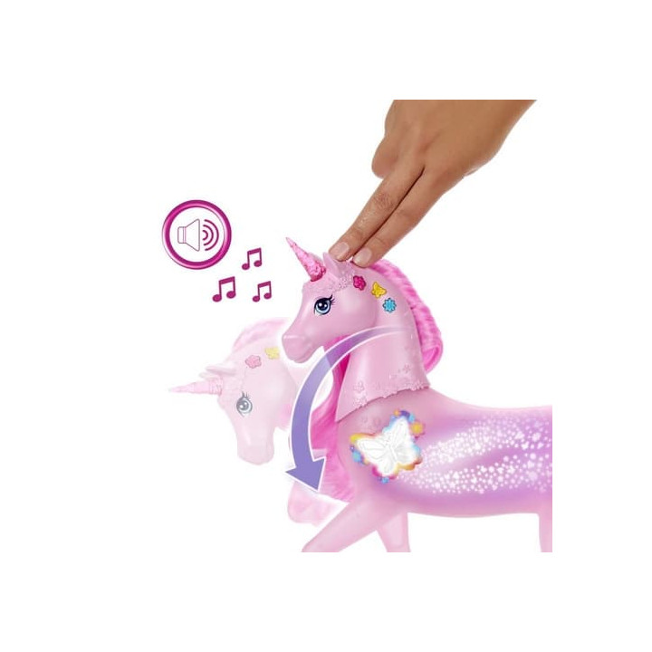 Barbie kouzelný jednorožec se světly a zvuky
