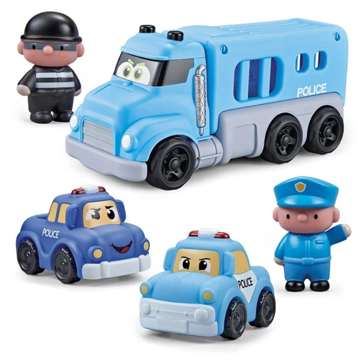 Bavytoy policejní truck s autíčky