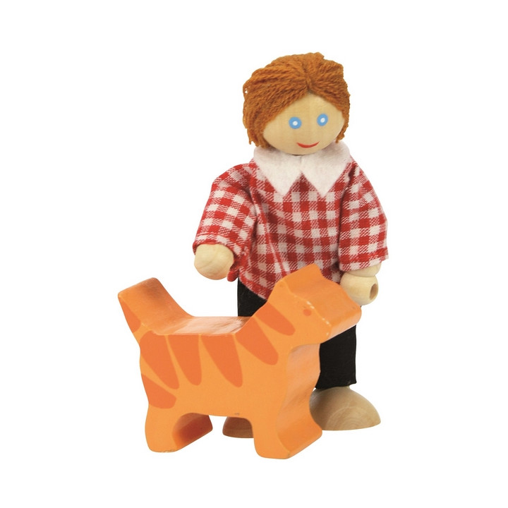 Bigjigs Toys Set rodinky do domečku 8ks