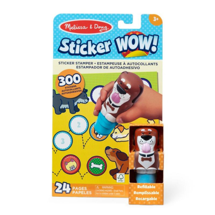 Melissa & Doug Sticker WOW! Samolepky pejskové