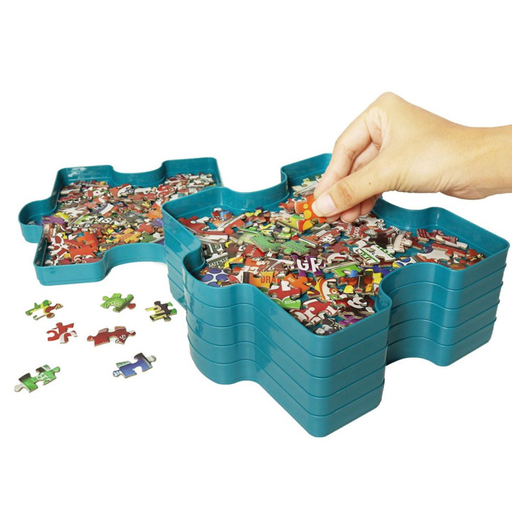 Bavytoy Stohovací boxy na puzzle 6 ks