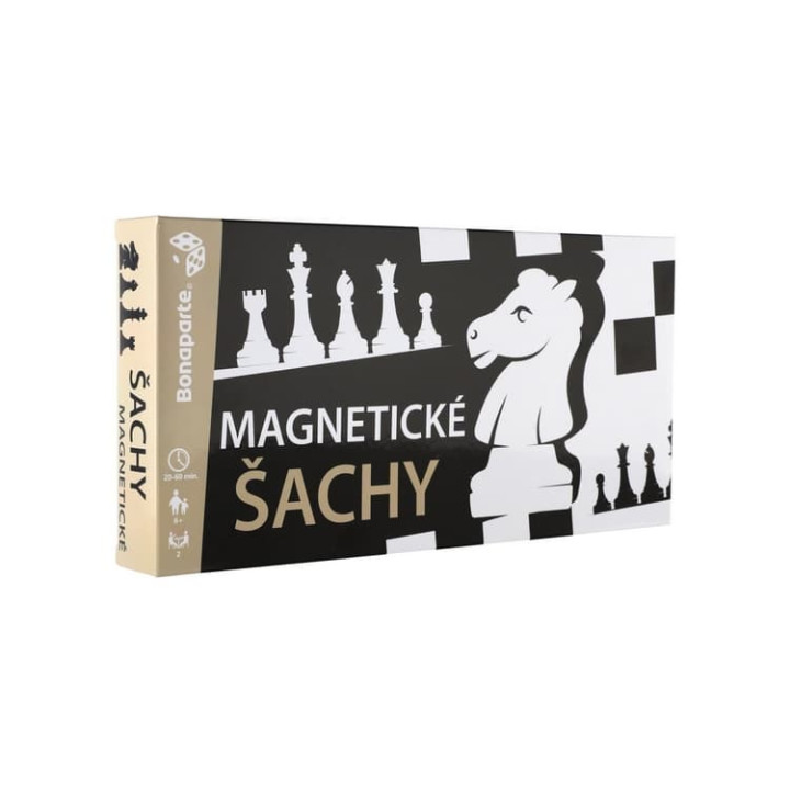 Šachy magnetické plast společenská hra v krabičce 32x16x4cm