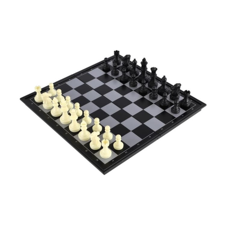Šachy magnetické plast společenská hra v krabičce 32x16x4cm