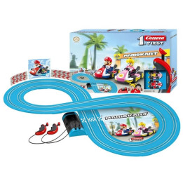 Autodráha Carrera First Mario Nintendo 2,4m plast +2 auta na baterie