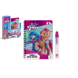 Kouzelné malování vodou My little pony omalovánky/blok + štětec