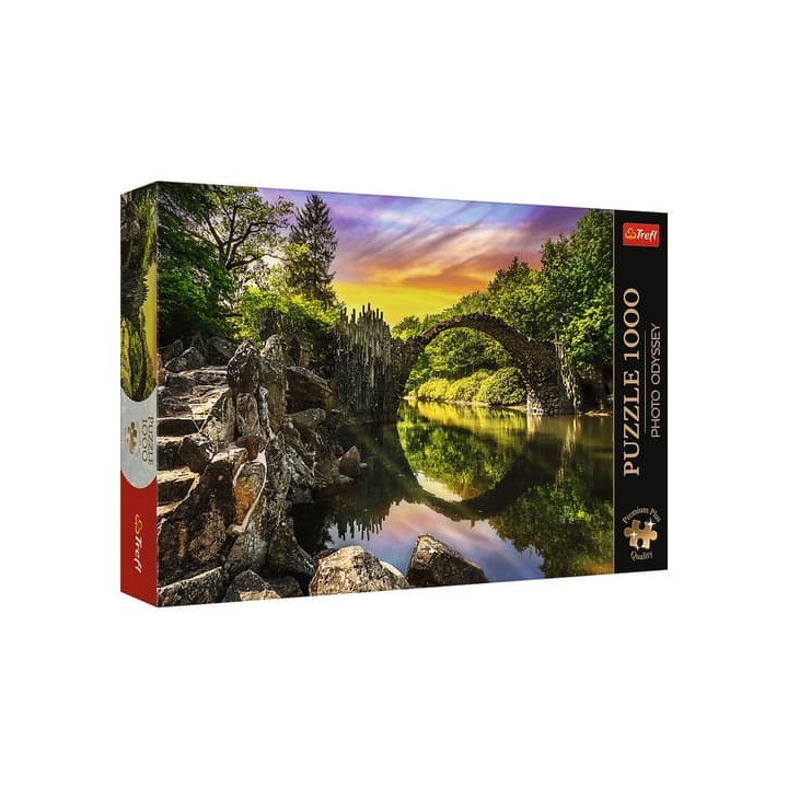 Puzzle Premium Plus - Photo Odyssey: Most v Kromlau,Německo 1000 dílků 68,3x48cm v krabici 40x27x6cm