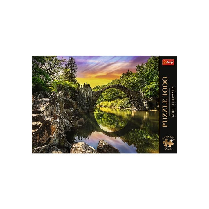 Puzzle Premium Plus - Photo Odyssey: Most v Kromlau,Německo 1000 dílků 68,3x48cm v krabici 40x27x6cm
