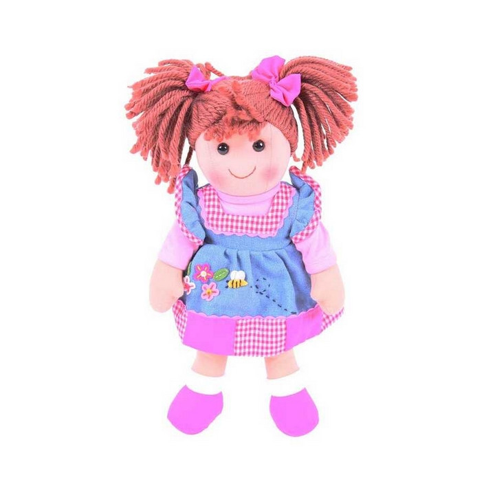 Bigjigs Toys Látková panenka Melody 34 cm