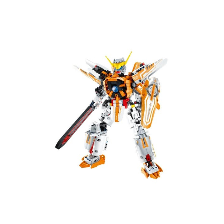 Stavebnice iM.MASTER bojový robot plast 833 dílků v krabici 35x27x7cm