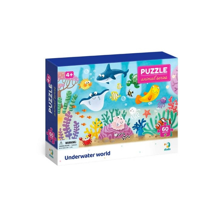 Puzzle V moři 32x23cm 60 dílků v krabičce 24x18x4cm