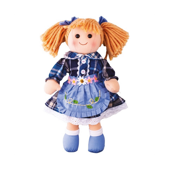Bigjigs Toys Látková panenka Katie 34 cm