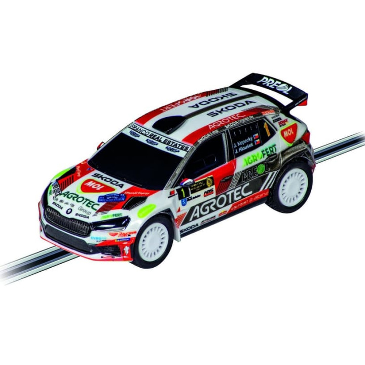 Auto Carrera GO!!! Škoda Fabia RS Rally 2 Kopecky" plast 9cm na kartě"