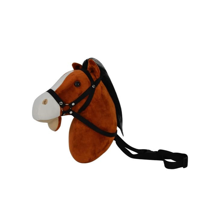 Koňská hlava s popruhem plyš 30cm