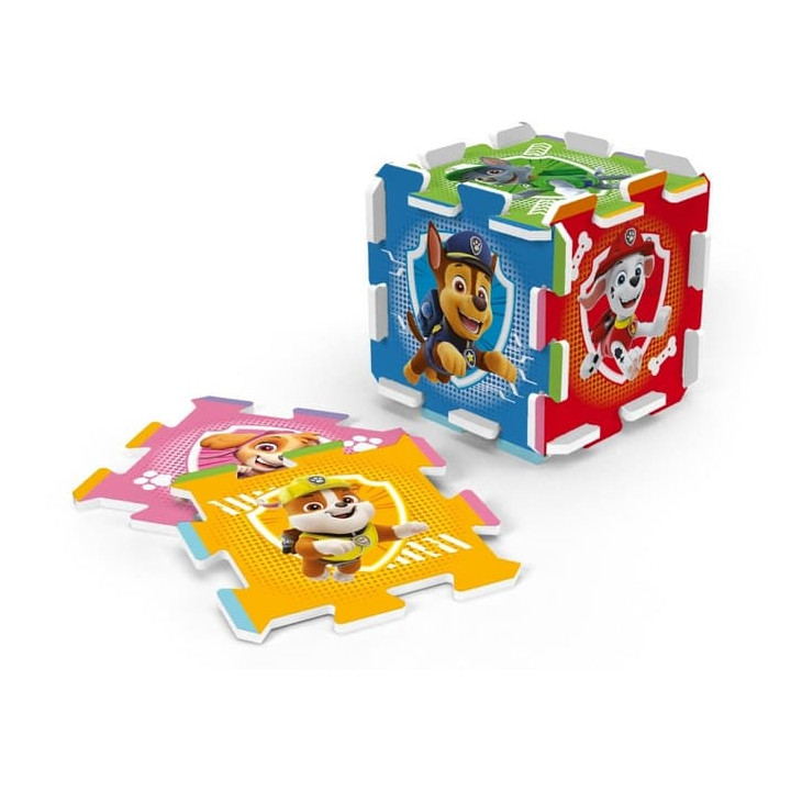 Pěnové puzzle Tlapková patrola/Paw Patrol 32x32x1cm 8ks ve fólii 0m+