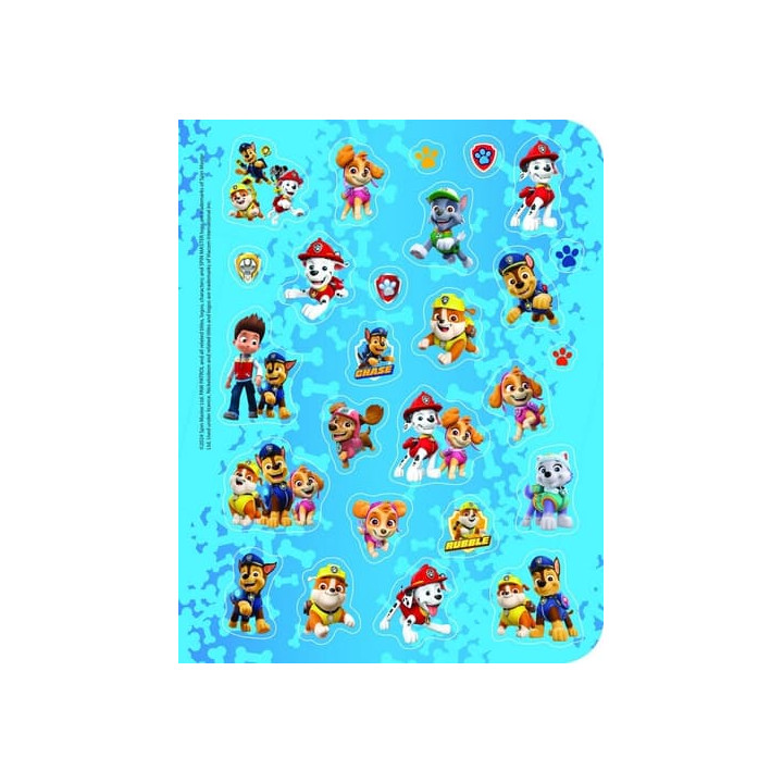Samolepkový sešit 100 samolepek s omalovánkami Tlapoková patrola/Paw patrol 21,5x28cm